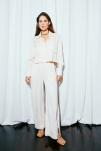 The Siena Pant in Cream