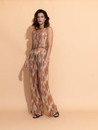 Apricot Surreal Stripe