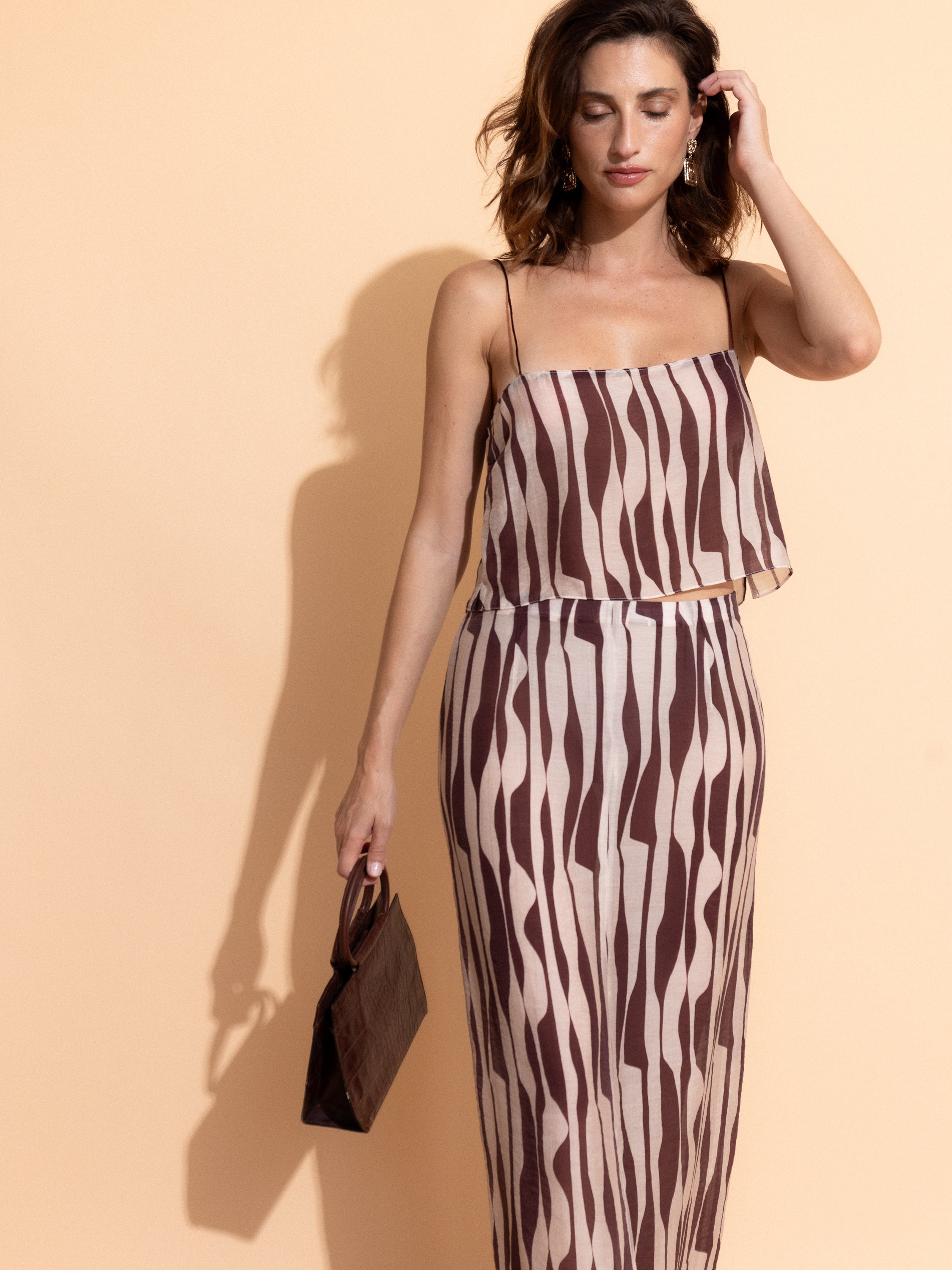 Cacao Surreal Stripe