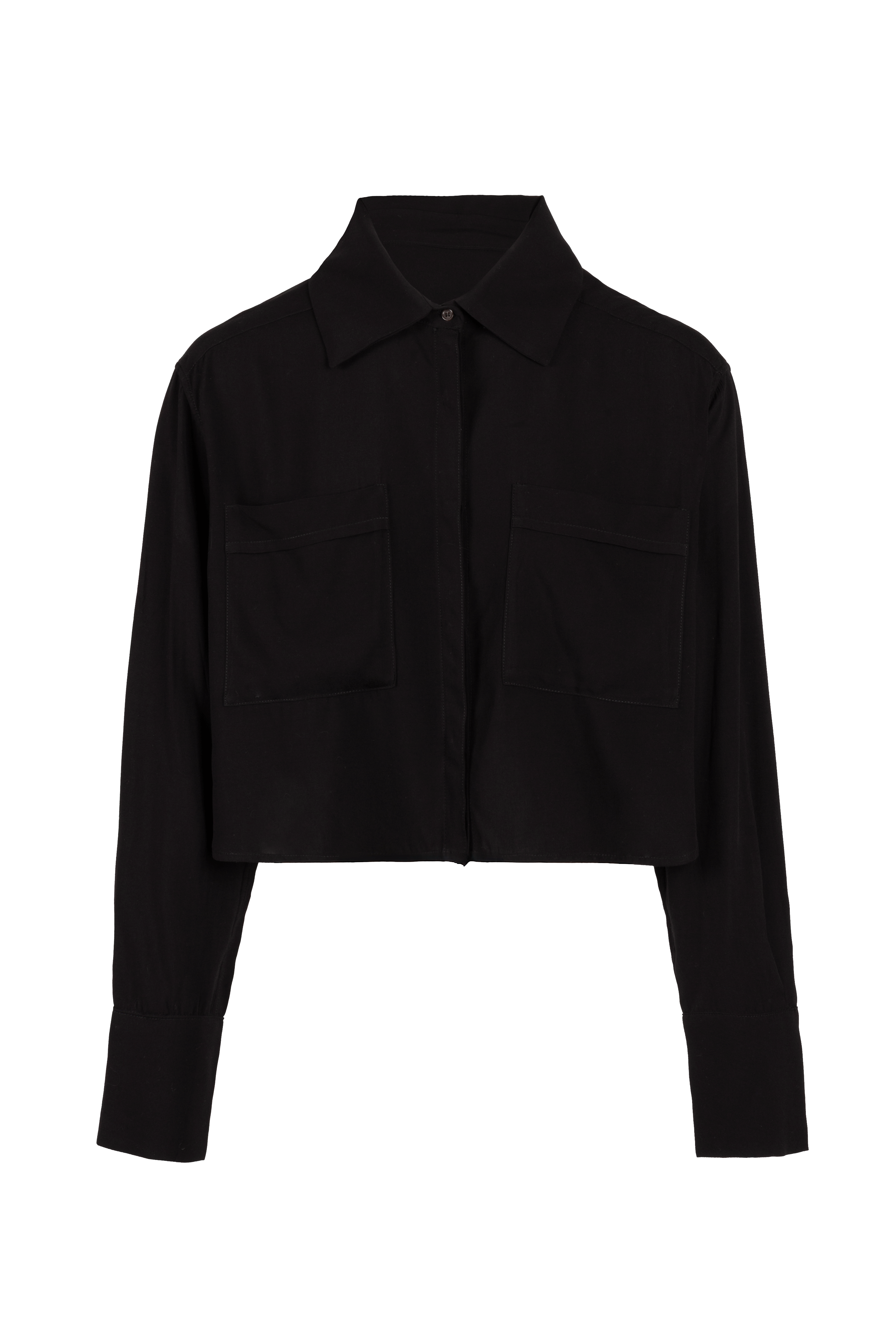 The Cleo Crop in Black