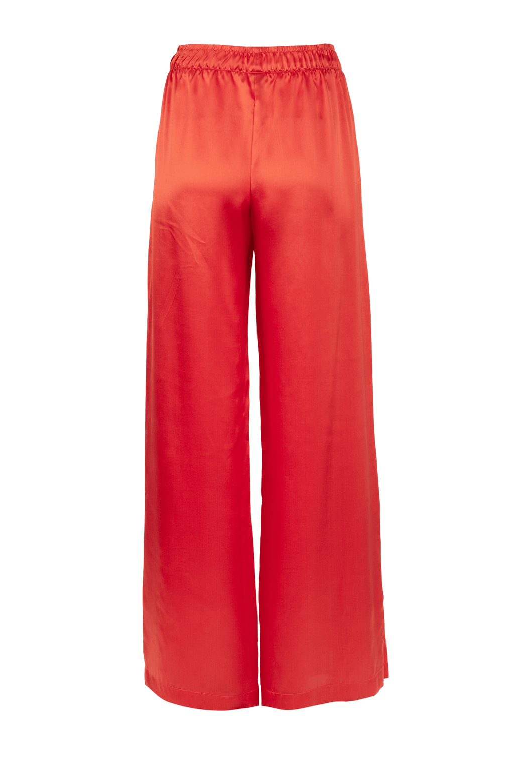 The Siena Pant in Tomato Silk