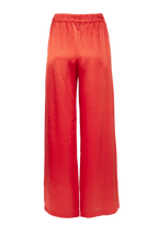 The Siena Pant in Tomato Silk
