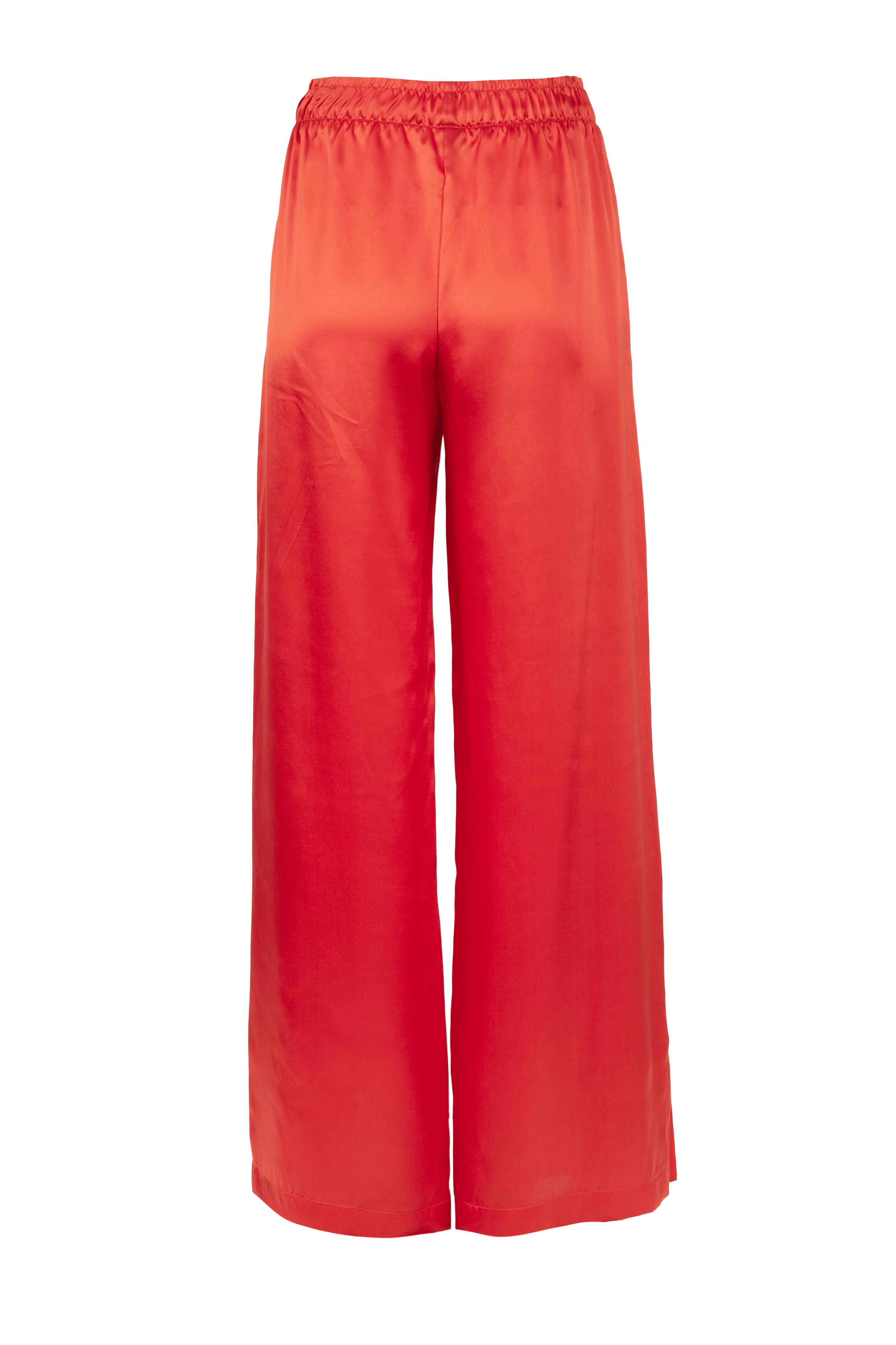 The Siena Pant in Tomato Silk