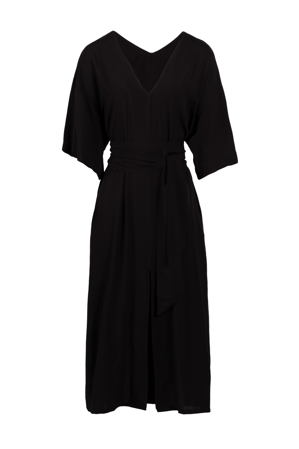 The Lana Kaftan Dress in Black