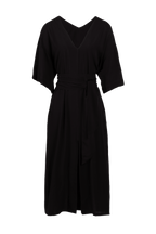 The Lana Kaftan Dress in Black