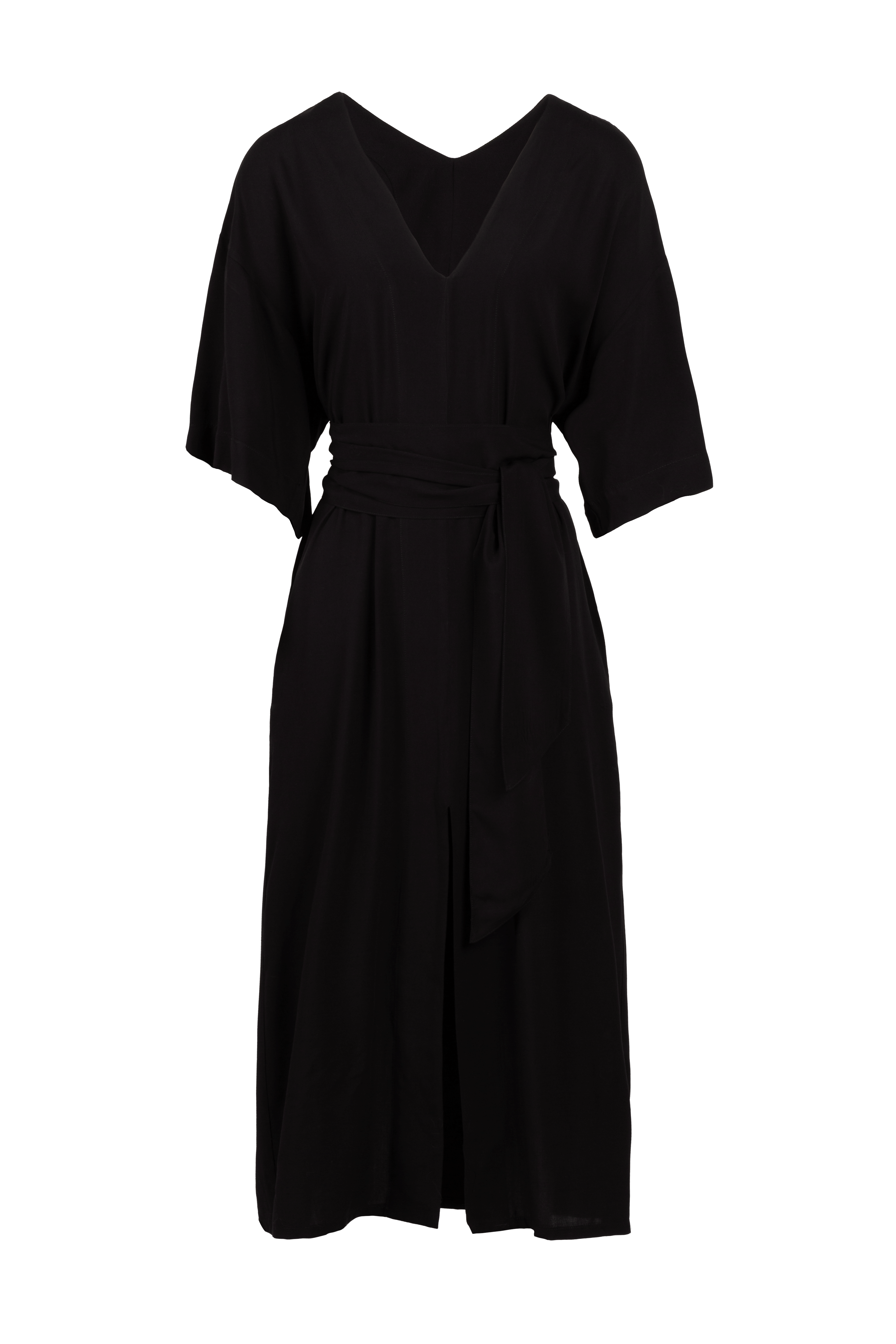 The Lana Kaftan Dress in Black