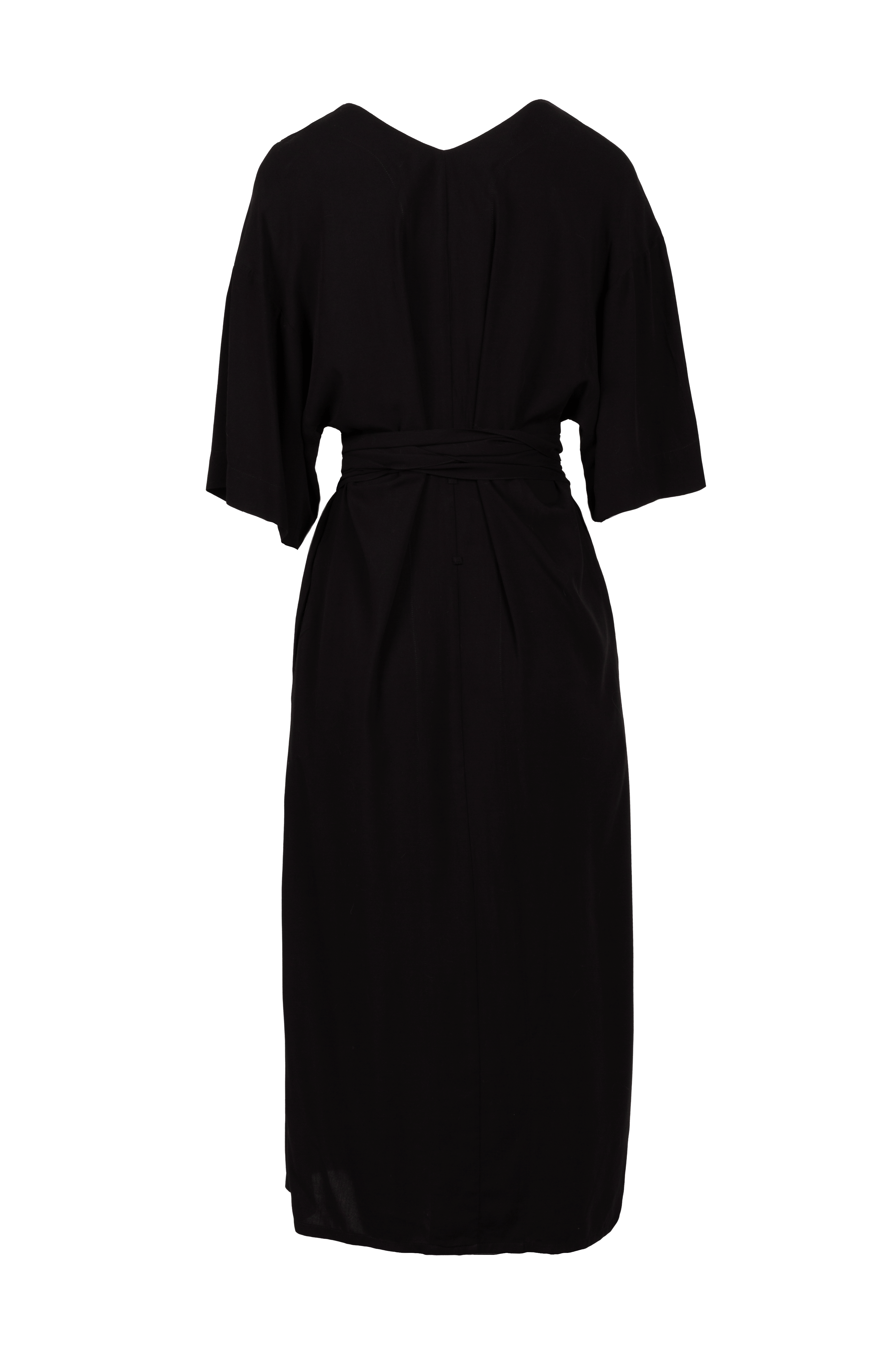 The Lana Kaftan Dress in Black