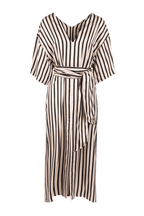 The Lana Kaftan Dress in Stripe
