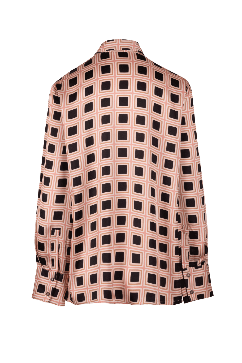 The Marais Blazer in Pink Geo Print