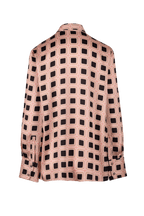 The Marais Blazer in Pink Geo Print