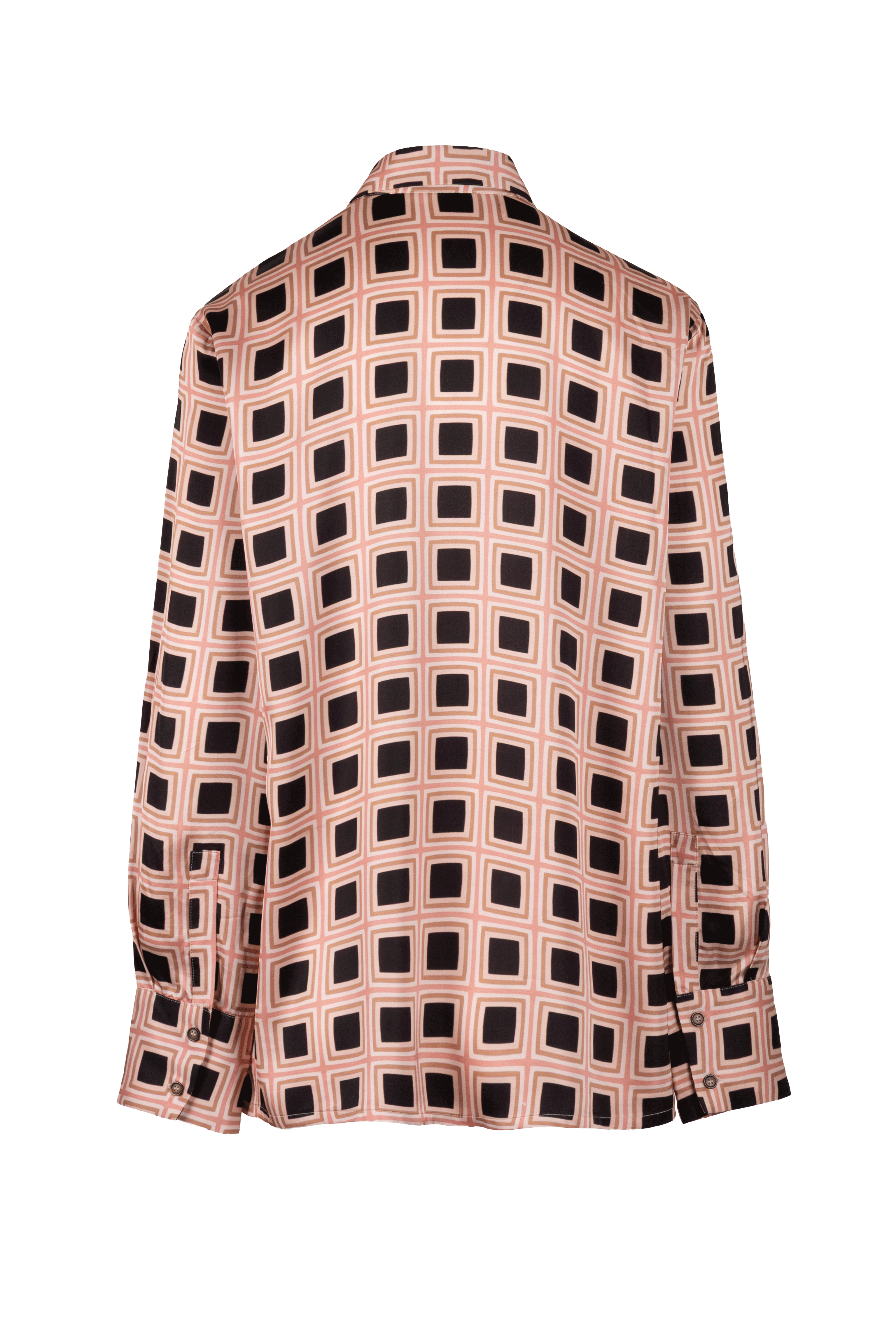 The Marais Blazer in Pink Geo Print