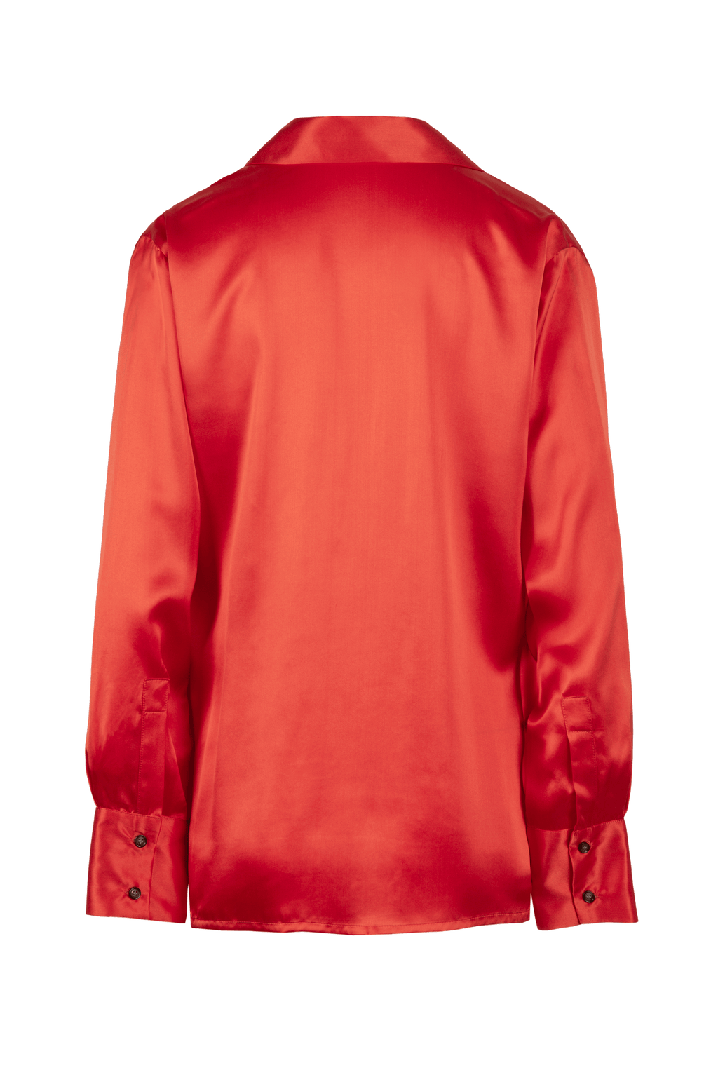 The Marais Blazer in Tomato Silk