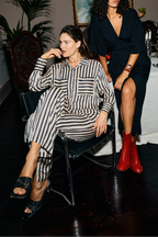 The Siena Pant in Stripe