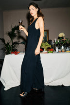 The Solene Jumpsuit in Black