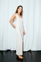 The Solene Jumpsuit in Cream